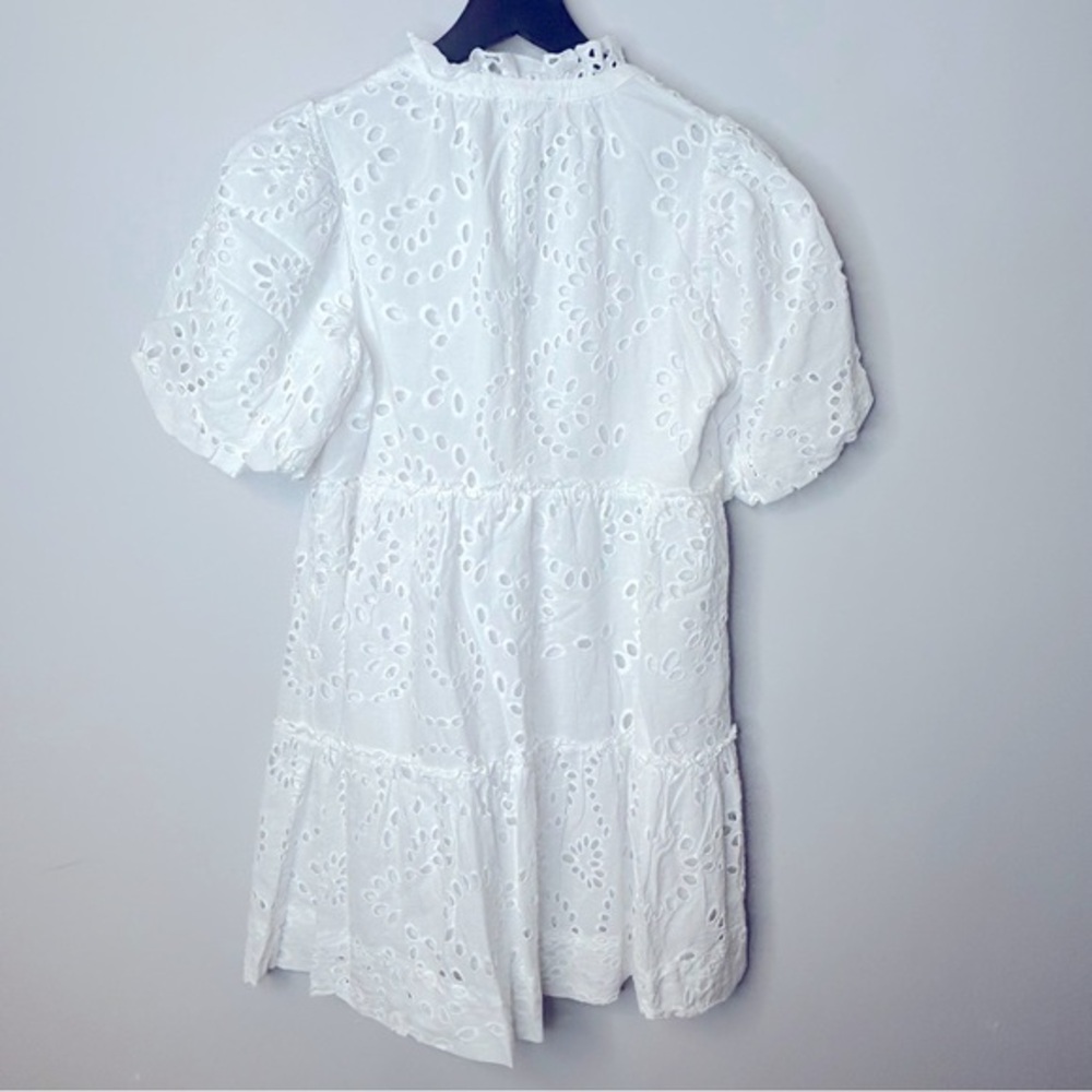 Tuckernuck x Cameron‎ Eubanks Wimberly Eyelet Lace Palmer Dress White Size S - Picture 5 of 10